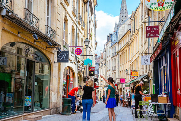 Le centre-ville de Caen